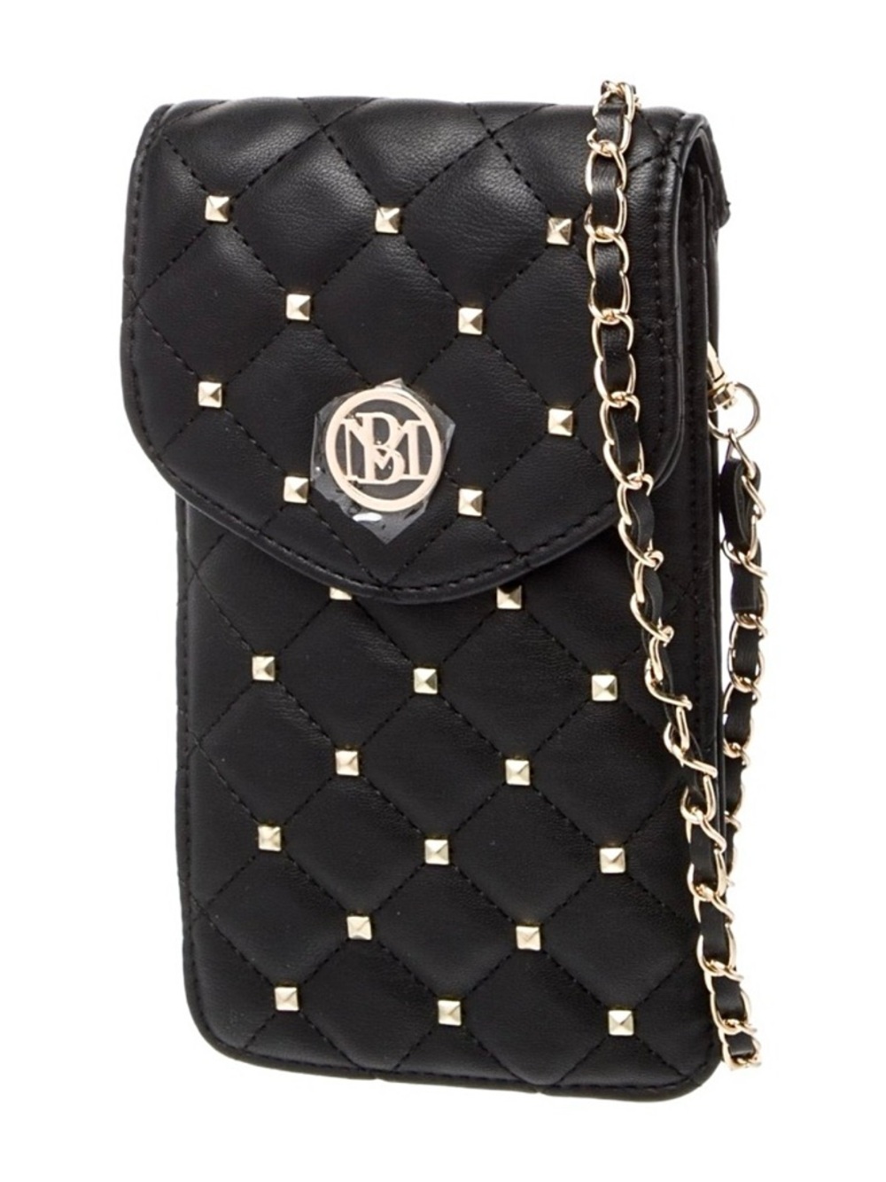NWT Badgley Mischka Diamond Quilted Phone Case Crossbody Bag - Picture 7 of 9